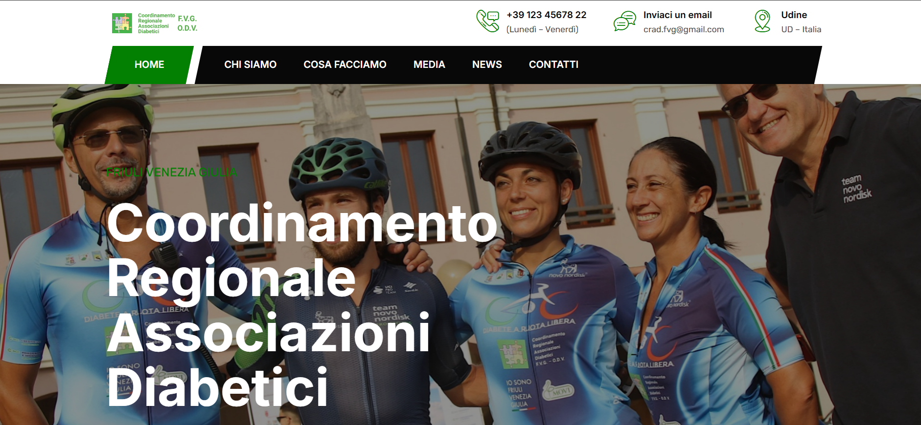 Home page di Cradfvg