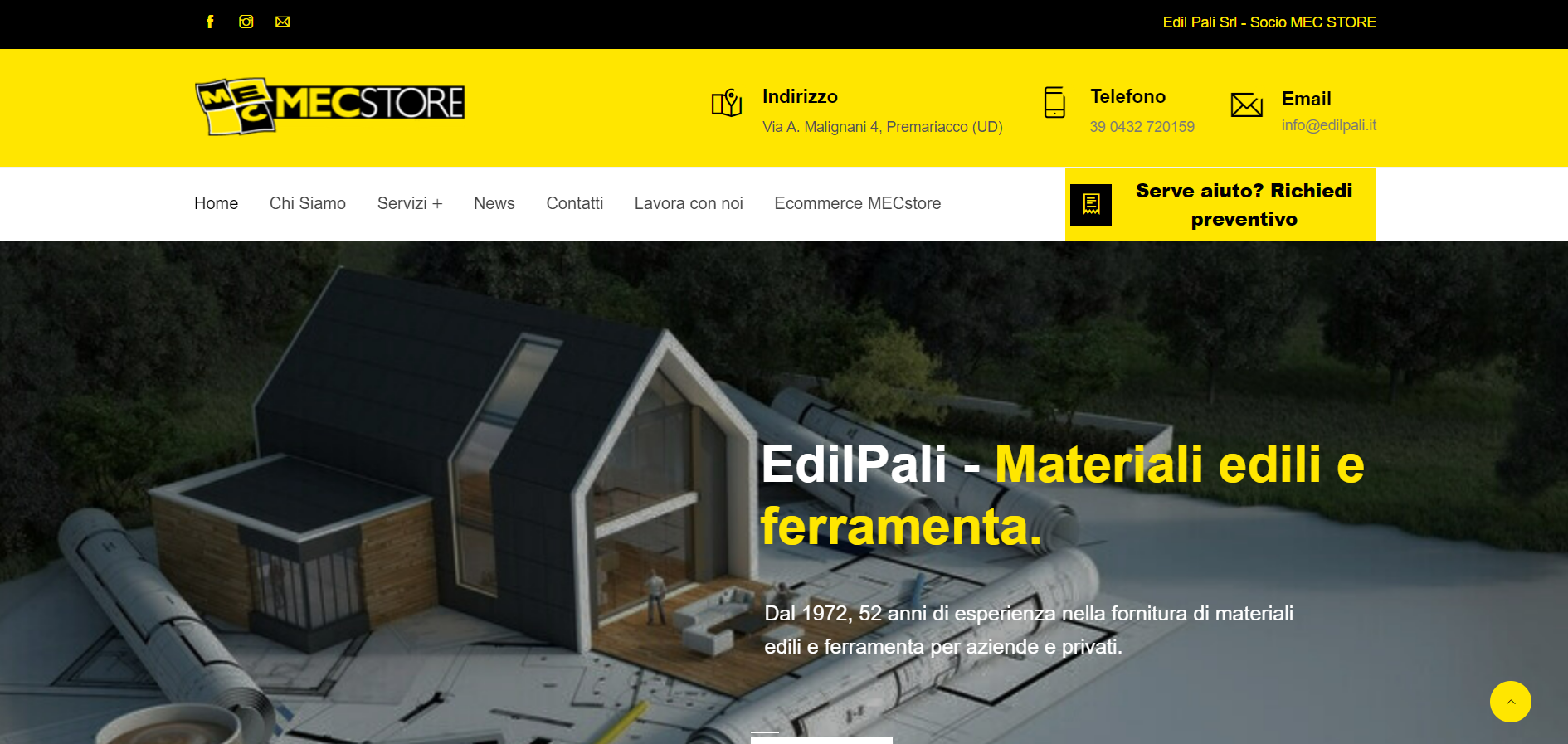 Home page di Mecstore