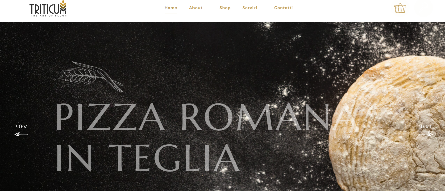 Home page di Triticum Bakery