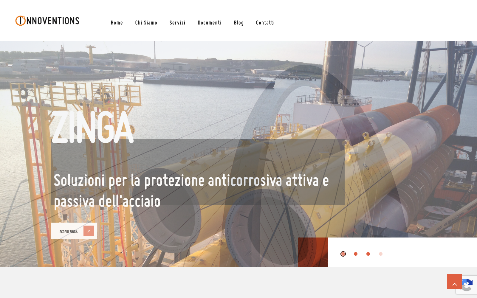 Home page di Zinga Innoventions